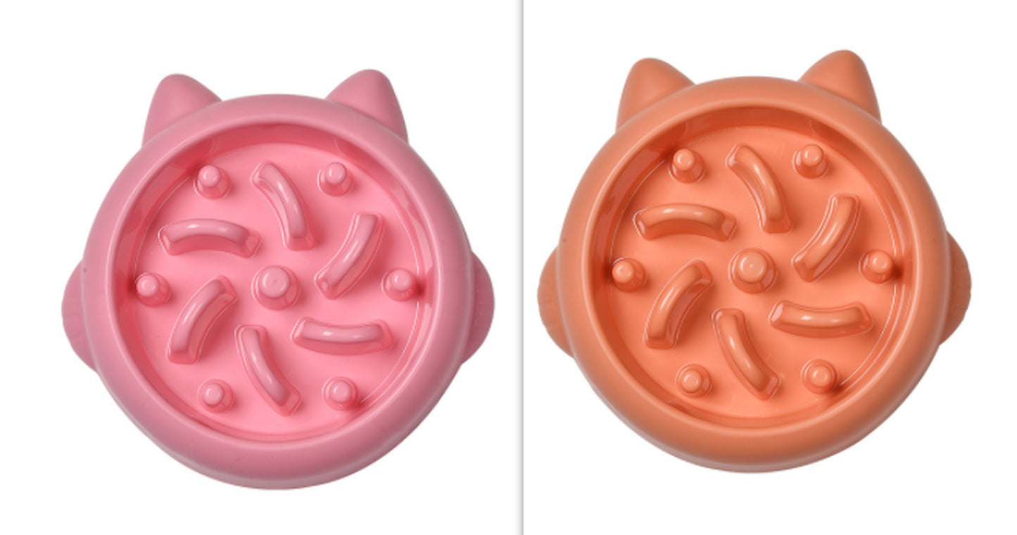 Pet Slow Feeder Bowls for Dogs and Cats - Anti-Choking and Anti-Gulping Feeding Dish