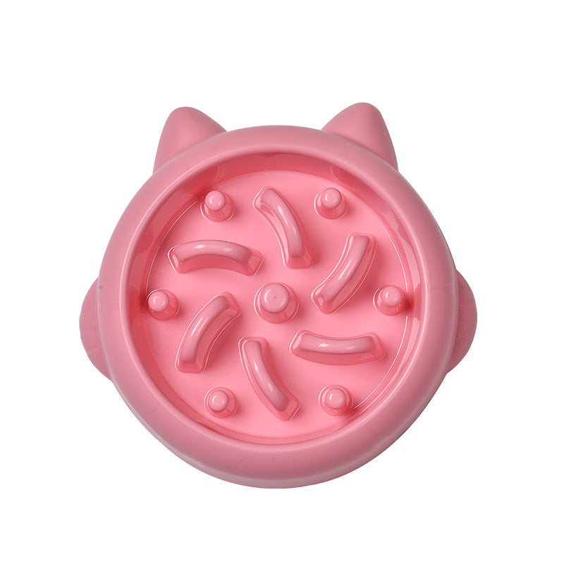 Pet Slow Feeder Bowls for Dogs and Cats - Anti-Choking and Anti-Gulping Feeding Dish