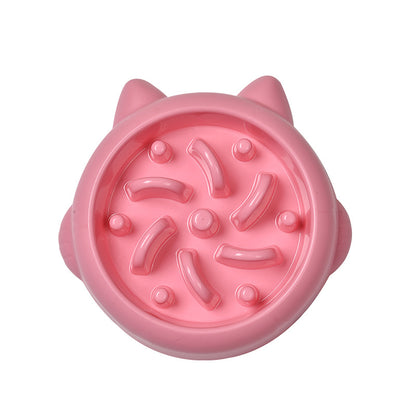 Pet Slow Feeder Bowls for Dogs and Cats - Anti-Choking and Anti-Gulping Feeding Dish