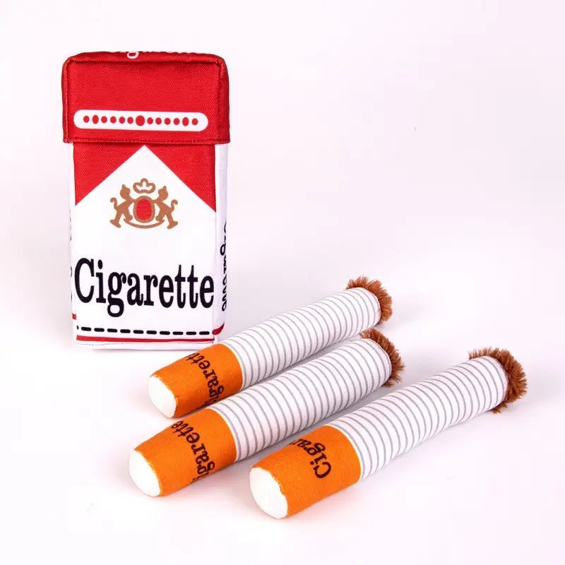 Creative Pet Sound Scent Toy Cigar Box, Includes 3 Sound Cigar Toys, Multiple Play Ways, Hidden Treats, Ideal for Energetic Dogs