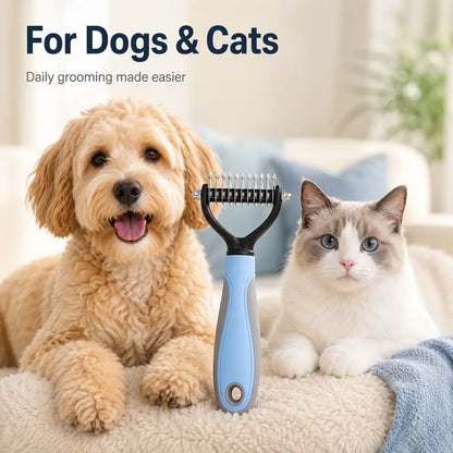 Pet Knotter Dog Grooming Hair Removal Pet Toolshair Removal Comb Brush Double Sided Pet Supplies