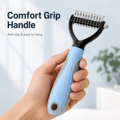 Pet Knotter Dog Grooming Hair Removal Pet Toolshair Removal Comb Brush Double Sided Pet Supplies