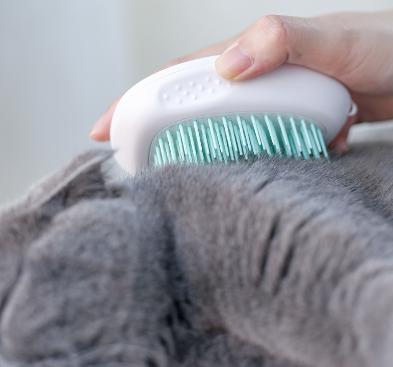 Pet Grooming Brush for White Cat Hair Removal