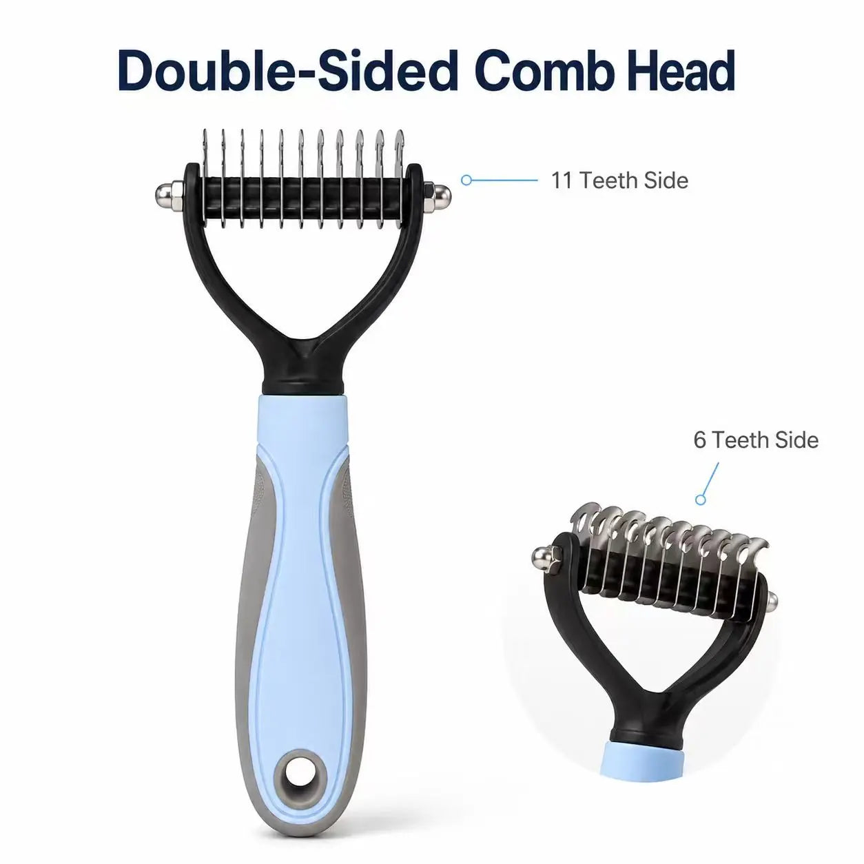 Pet Knotter Dog Grooming Hair Removal Pet Toolshair Removal Comb Brush Double Sided Pet Supplies