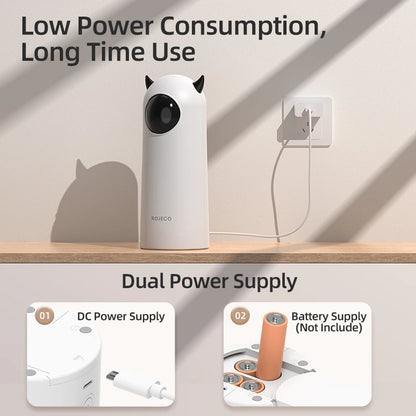 Interactive Smart LED Laser Cat Toy - Automatic Handheld Electronic Pet Teaser for Indoor Use